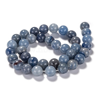 Natural Blue Aventurine Beads Strands(G-F380-6mm)-3