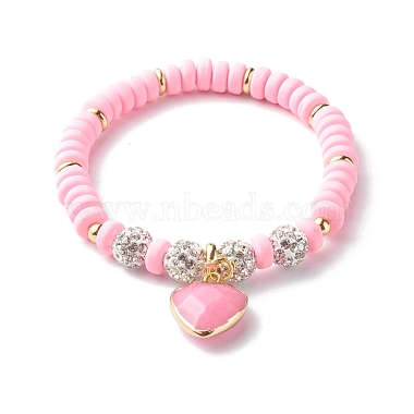 Pearl Pink White Jade Bracelets