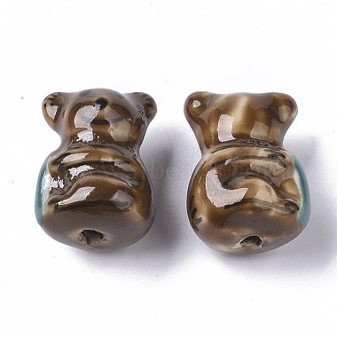 Perles en porcelaine manuelles(PORC-N004-92A)-2