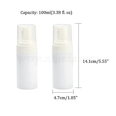 150mlの詰め替え可能なペットプラスチック発泡石鹸ディスペンサー(TOOL-WH0080-52B)-2