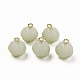 Two Tone Spray Painted Glass Pendants(GLAA-Q092-05A)-1