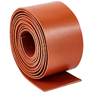 2M Flat Leather Cord, for Jewelry Making, Saddle Brown, 50x2mm, about 2.19 Yards(2m)/pc(LC-WH0007-07D-03)
