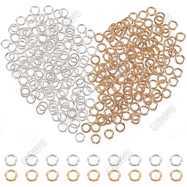 Messing Open Ringe springen(JRC7mm)-1