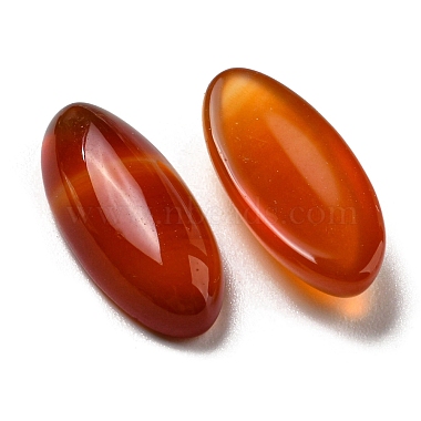 Natural Red Agate Cabochons(G-B050-24C)-2