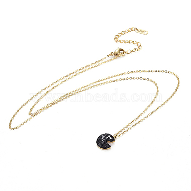 (продажа фабрики ювелирных изделий) 304 ожерелья с кулоном из нержавеющей стали(NJEW-F267-21)-2