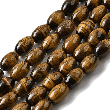 Natural Tiger Eye Beads Strands(G-A275-A01-8x12mm-AB)-2