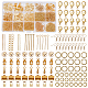 Jewelry Findings Kits with Iron Jump Rings(FIND-PH0004-01G)-1