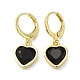 Real 18K Gold Plated Brass Dangle Leverback Earrings(EJEW-L268-006G-04)-1