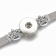 Alloy Rhinestone Snap Cord Bracelet Making(BJEW-S136-07)-4