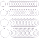 Серьги-кольца с подвесками из латуни с винным бокалом sunnyclue(MAK-SC0001-01)-1