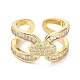 Real 18K Gold Plated Wide Band for Women(ZIRC-C021-12G)-1