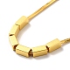 Rack Plating Brass Cube Beads Pendant Necklace with Round Snake Chains for Women(NJEW-B082-04)-1