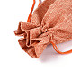Rectangle Polyester Imitation Burlap Packing Pouches(ABAG-N009-01A-04)-2