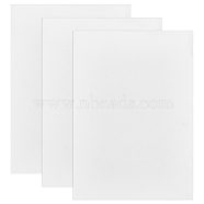Ceramic Fiber Fireproof Paper, DIY Glass Fusing Auxiliary Accessories, for Microware Kiln, Rectangle, White, 301x211x3mm, 3 sheets/bag(DIY-WH0430-102A)
