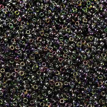 MIYUKI Round Rocailles Beads, Japanese Seed Beads, (RR4571) Magic Orchid, 8/0, 3mm, Hole: 1mm, about 422~455pcs/10g