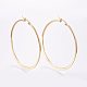 304 Stainless Steel Big Hoop Earrings(EJEW-F105-16G)-1