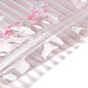 Sacs à fermeture éclair yin-yang en plastique imprimé à rayures florales(OPP-B005-02)-3