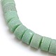 Natural Frosted Gemstone Green Aventurine Beads Strands(G-L158-02)-2