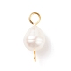 Natural Cultured Freshwater Pearl Beads Connector Charms(PALLOY-JF01551-02)-2