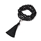 Tassel Pendant Necklaces(NJEW-P191-A10)-3