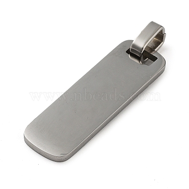 Rectangle 304 Stainless Steel Stamping Blank Tag Pendants(STAS-H317-09P)-2