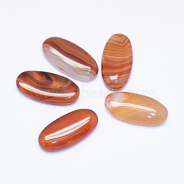 31mm Coral Oval Carnelian Cabochons