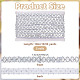 Sparkle Polyester Wavy Lace Trim Ribbon(OCOR-WH0082-563A)-2