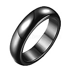Hematite Finger Rings, US Size 6(16.5mm)(FS-WG71786-10)