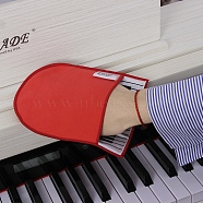 Microfiber Piano Wiping Gloves, Musical Piano Cleaning Tools, FireBrick, 88x50mm(PW-WG98087-01)