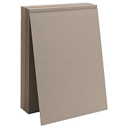 Rectangle Kraft Papers Chip Boards, Binders Boards, Bookbinding Supplies for Book Binding, Light Grey, 286x210x2mm(DIY-WH0479-84A)