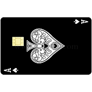 Rectangle PVC Plastic Waterproof Card Stickers, Self-adhesion Card Skin for Bank Card Decor, Playing Card, 186.3x137.3mm(DIY-WH0432-316)