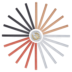CRASPIRE Glue Gun Sealing Wax Sticks, for Glue Gun Wax Seal Stamp, Mixed Color, 135x11mm, 4 colors, 5pcs/color, 20pcs/set(DIY-CP0003-78D)