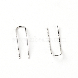 304 Stainless Steel U Shape Fishing Accessories, Stainless Steel Color, 12.5x3.5x0.4mm(FIND-WH0076-39C-01)