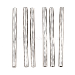 304 Stainless Steel Tube Beads, Stainless Steel Color, 26x2mm, Hole: 0.9~1.2mm(SA-CBA098D-07G-P)