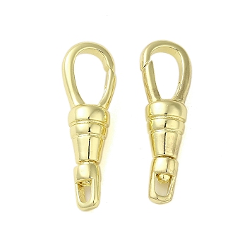 Brass Lobster Claw Clasps, Golden, 26.5x8.5x6mm, Hole: 3mm