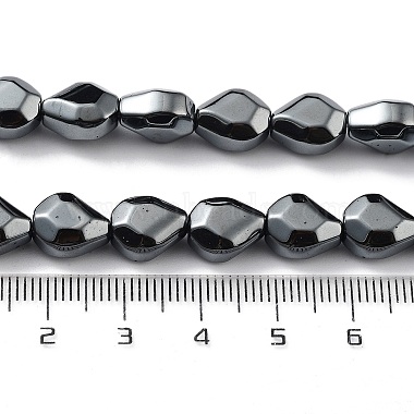 Synthetic Non-Magnetic Hematite Beads Strands(G-H303-B25)-4