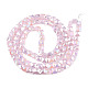 Electroplate Opaque Solid Color Glass Beads Strands(EGLA-N002-42-01)-2