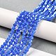 Opaque Solid Color Electroplate Glass Beads Strands(EGLA-A039-P4mm-B11)-4