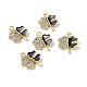 Alloy Enamel Connector Charms(PALLOY-D011-04LG)-2