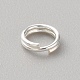 925 Sterling Silver Split Rings(STER-WH0011-28S-02)-1