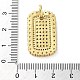 Rack Plating Brass Micro Pave Clear Cubic Zirconia Pendants(KK-C047-05G)-3