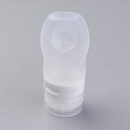 Creative Portable Silicone Points Bottling, Shower Shampoo Cosmetic Emulsion Storage Bottle, Clear, 93x42mm, Capacity: about 37ml(MRMJ-WH0006-F04-37ml)