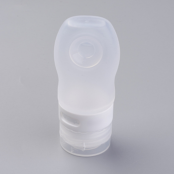 Creative Portable Silicone Points Bottling, Shower Shampoo Cosmetic Emulsion Storage Bottle, Clear, 93x42mm, Capacity: about 37ml