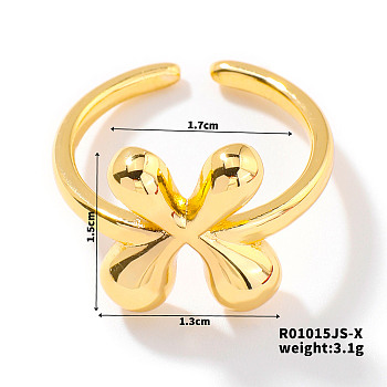 Fashionable Letter Brass Open Cuff for Women, Golden, European and American Style, Letter X, Inner Diameter: 17mm