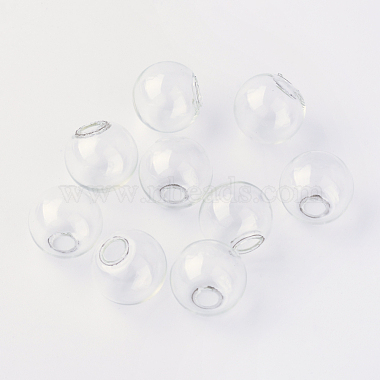 12mm Clear Round Glass Beads