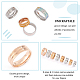 16Pcs 16 Style Titanium Steel Grooved Finger Ring for Women(RJEW-UN0002-62)-5