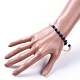 bracelets en perles naturelles et lapis-lazuli naturel (teint)(BJEW-JB05153-04)-4