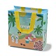 Bolsas de regalo plegables reutilizables no tejidas impresas con tema de verano con asa(ABAG-F009-B01)-1