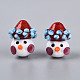 Christmas Handmade Lampwork Beads(LAMP-T022-29A)-1