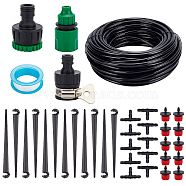 PVC Automatic Water Drippers Irrigation Devices for Indoor and Outdoor Plants, Mixed Color, 6mm, 20m(AJEW-WH0348-132B)